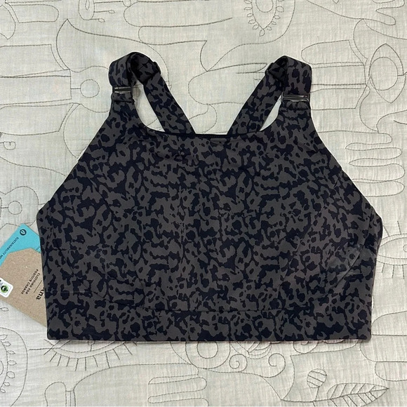 NWT Prana Chakara Support Bra Dark Wild Iron Size S - Picture 4 of 6